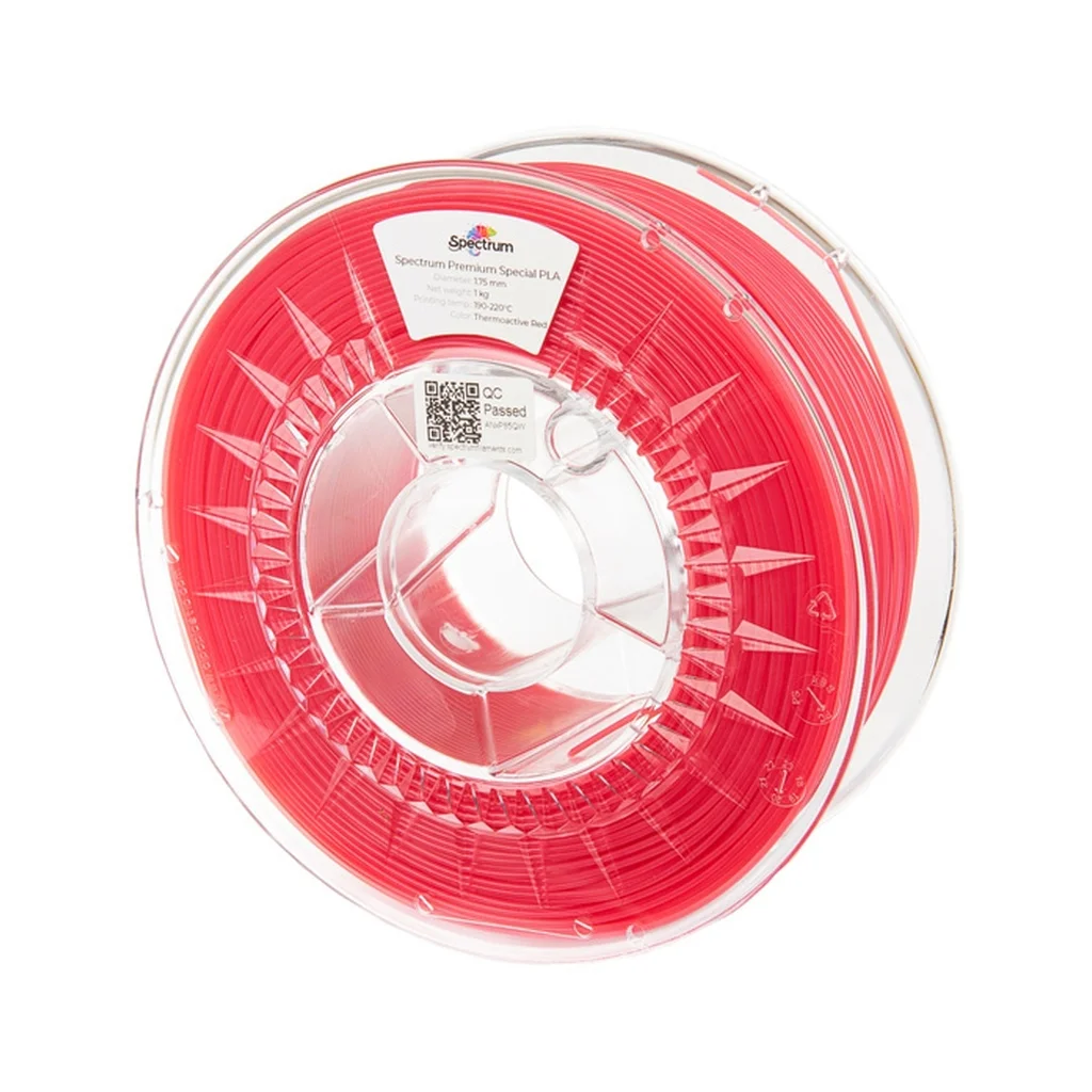 Пластик для 3D-принтера Spectrum PLA Special Thermoactive 1.75mm 1kg RED (80172)