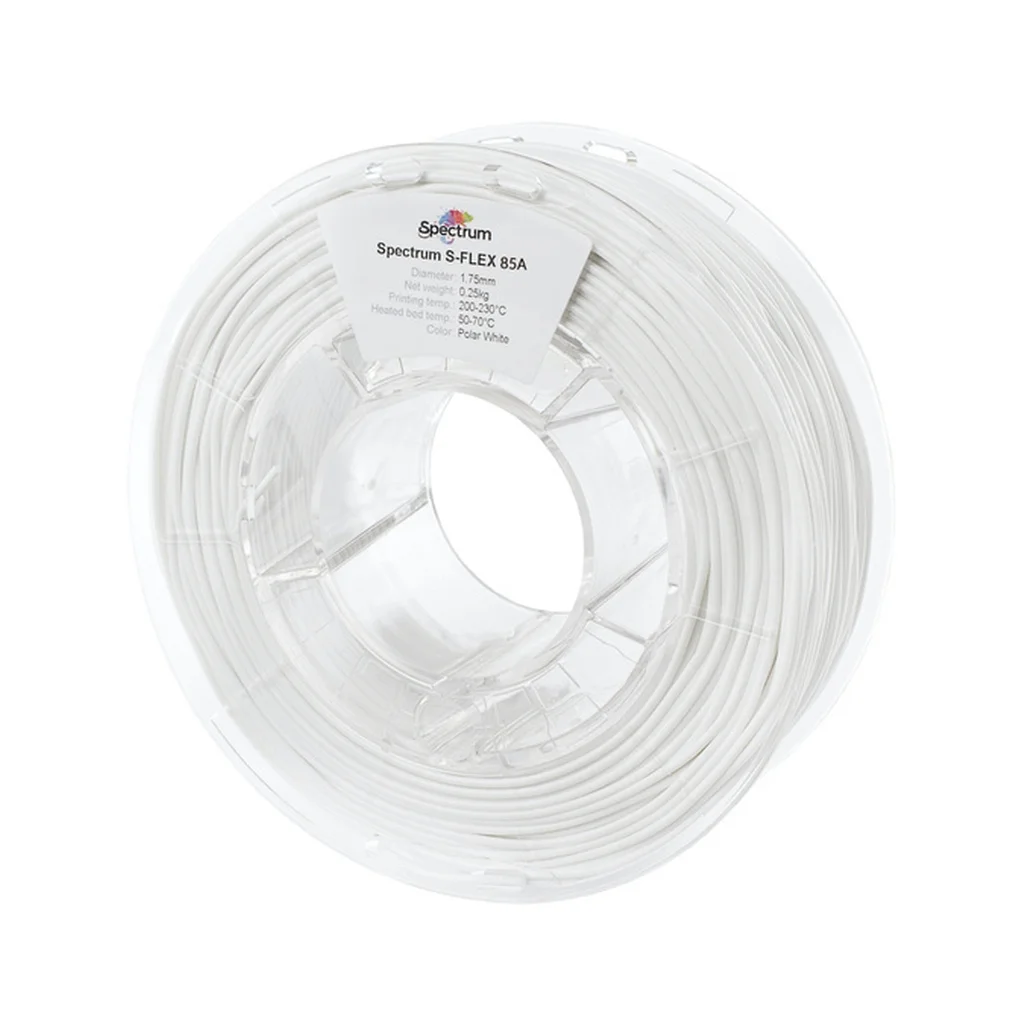 Пластик для 3D-принтера Spectrum S-Flex 85A 1.75mm 0.25kg White, Polar RAL 9003 (80571)