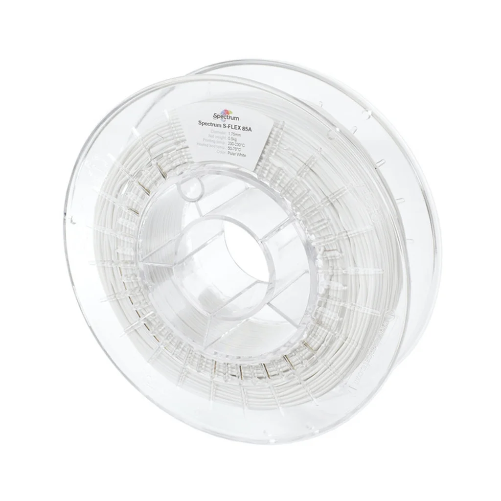 Пластик для 3D-принтера Spectrum S-Flex 85A 1.75mm 0.5kg White, Polar RAL 9003 (80578)