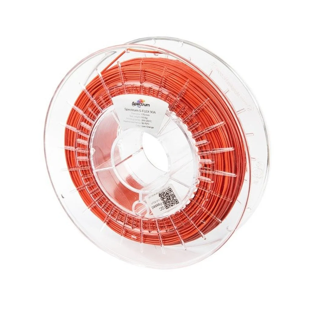 Пластик для 3D-принтера Spectrum S-Flex 90A 1.75mm 0.5kg ORANGE, LION (80258)