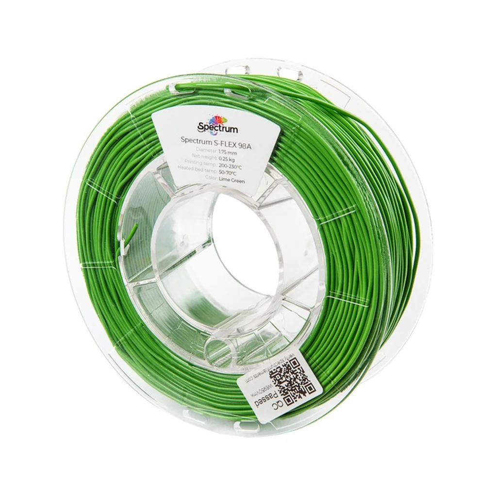 Пластик для 3D-принтера Spectrum S-Flex 98A 1.75mm 0.25kg GREEN, LIME (80527)