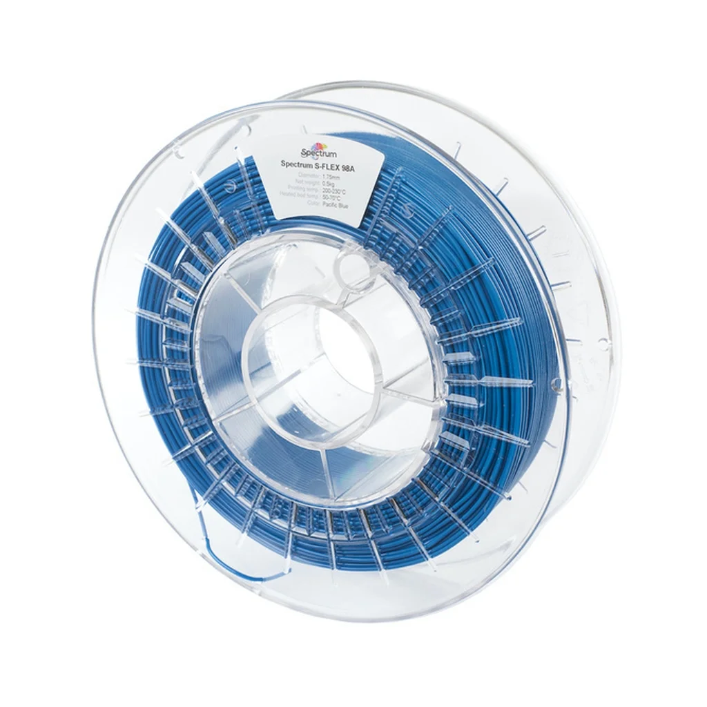 Пластик для 3D-принтера Spectrum S-Flex 98A 1.75mm 0.5kg BLUE, PACIFIC (80518)
