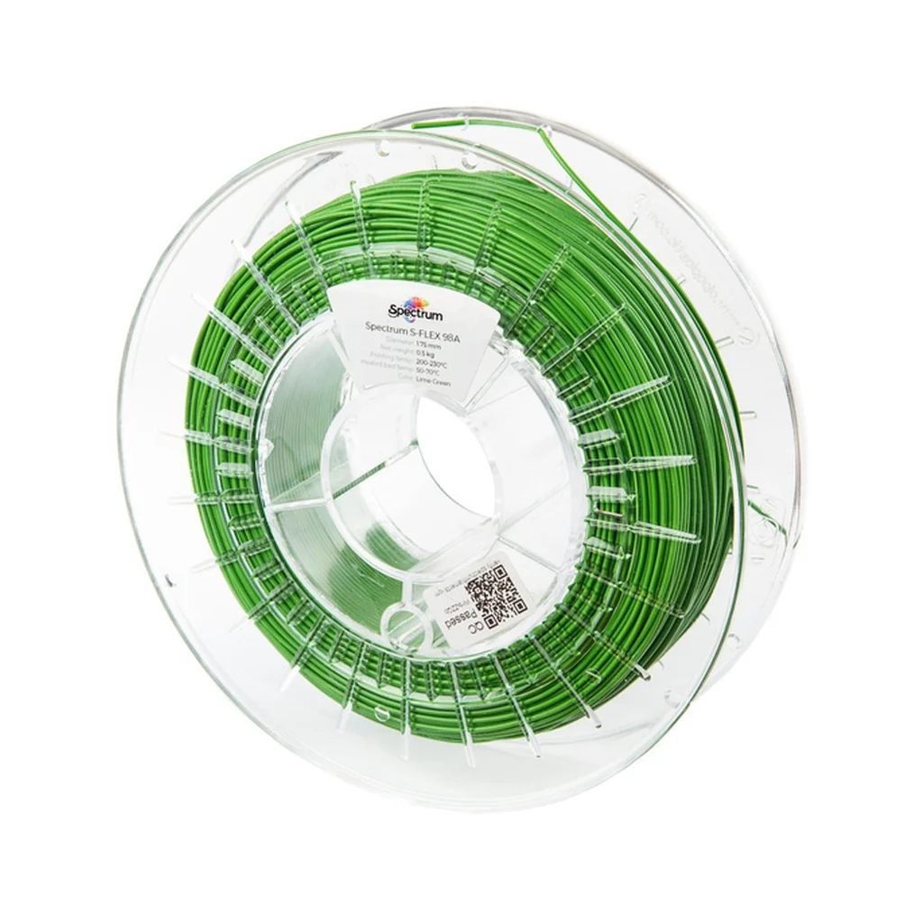 Пластик для 3D-принтера Spectrum S-Flex 98A 1.75mm 0.5kg GREEN, LIME (80516)