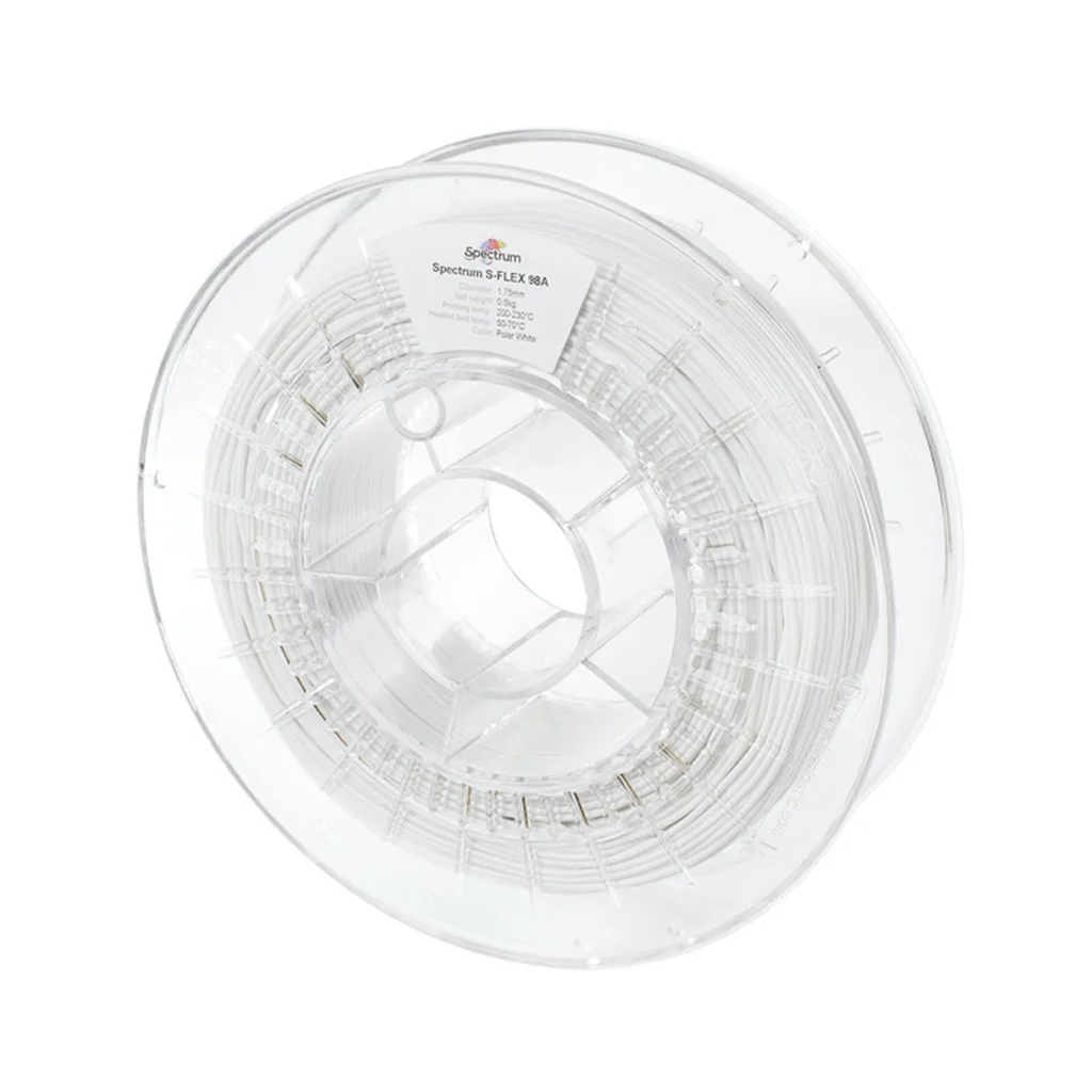 Пластик для 3D-принтера Spectrum S-Flex 98A 1.75mm 0.5kg WHITE, POLAR (80521)
