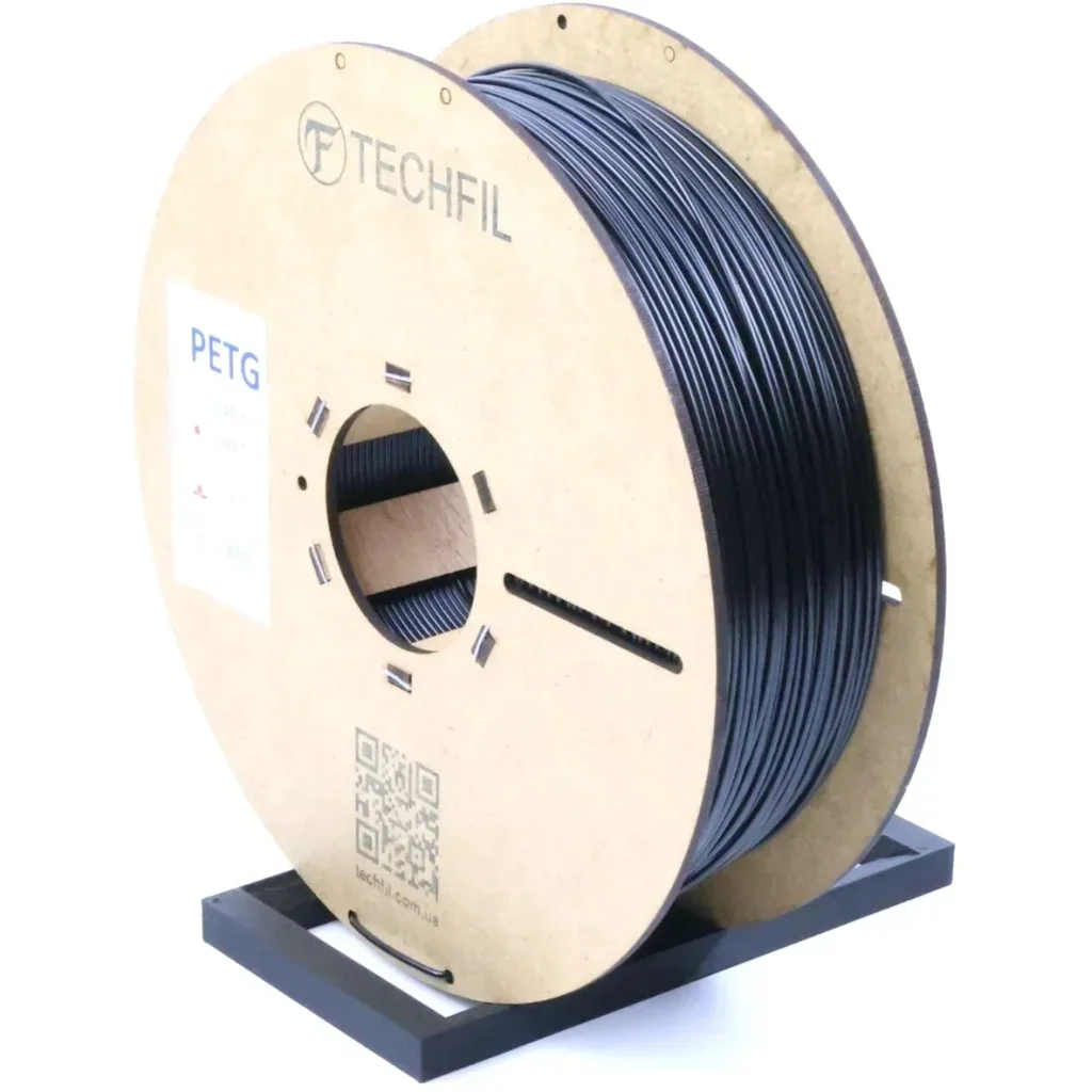 Пластик для 3D-принтера Techfil PETG 074 1.75мм 1кг black (PETG074-1000-BLACK)