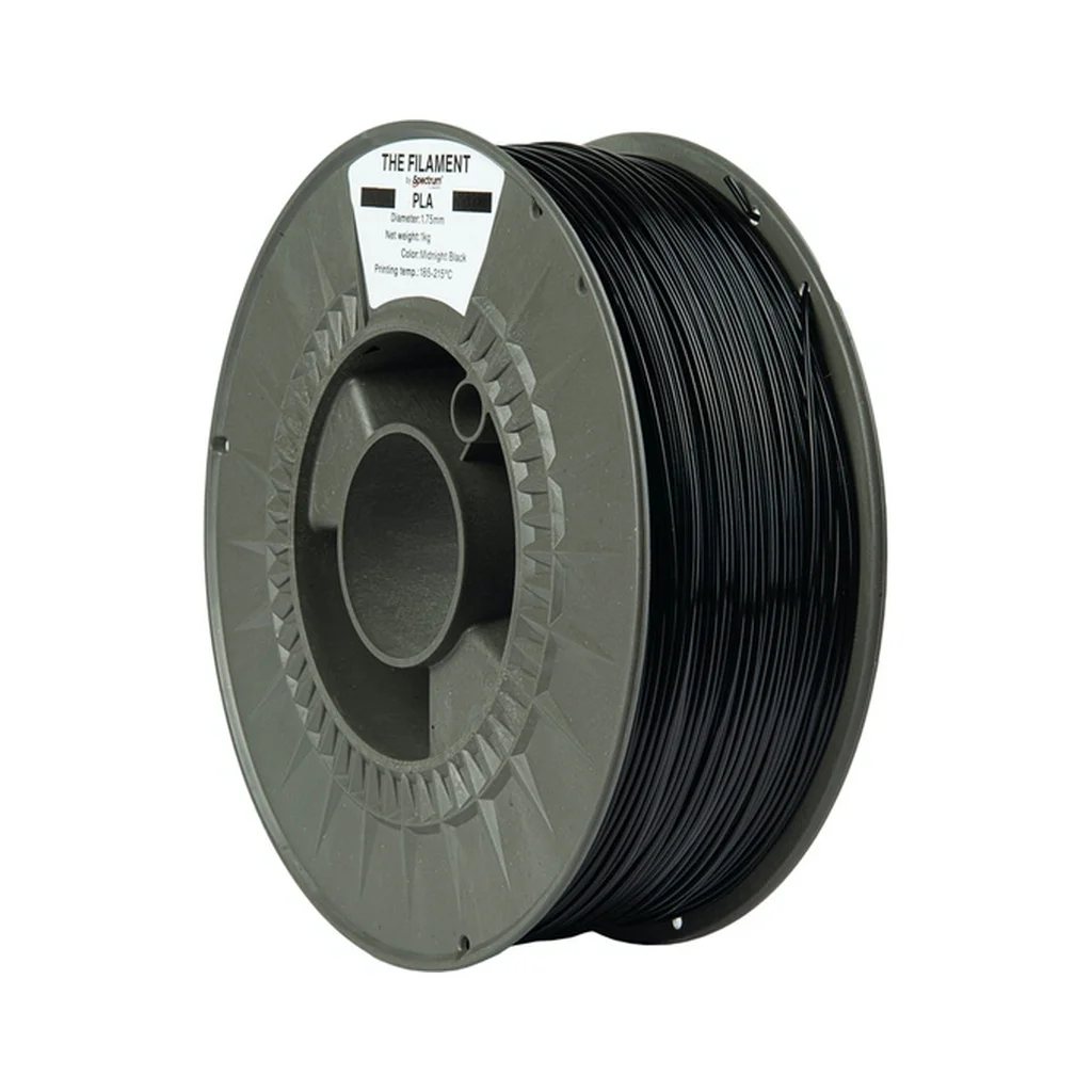 Пластик для 3D-принтера The Filament PLA 1.75mm 1kg BLACK, MIDNIGHT (TF-24000)