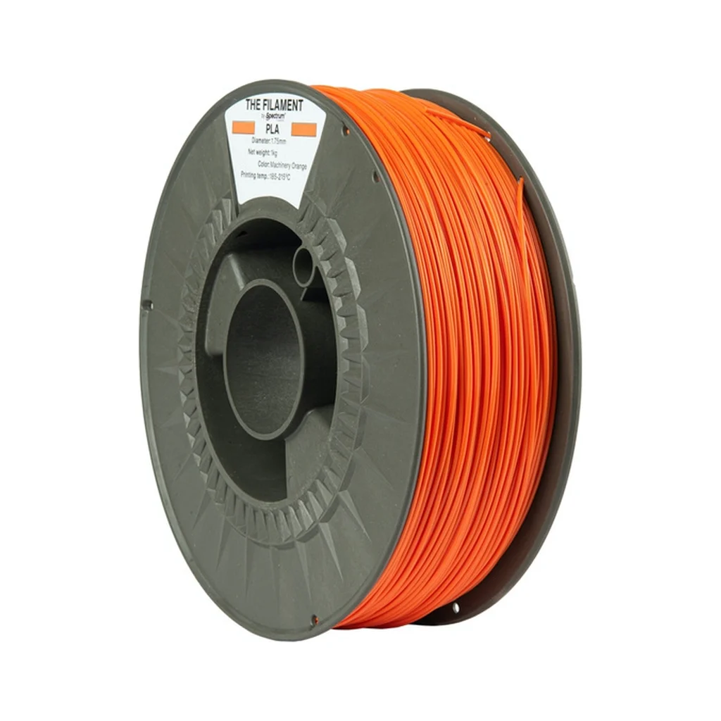 Пластик для 3D-принтера The Filament PLA 1.75mm 1kg ORANGE, MACHINERY (TF-24012)