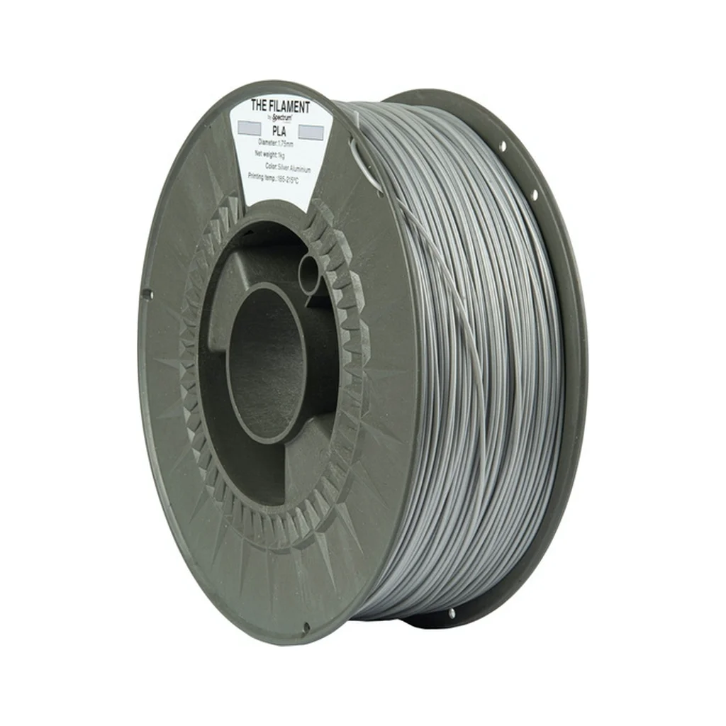 Пластик для 3D-принтера The Filament PLA 1.75mm 1kg SILVER ALUMINIUM (TF-24006)