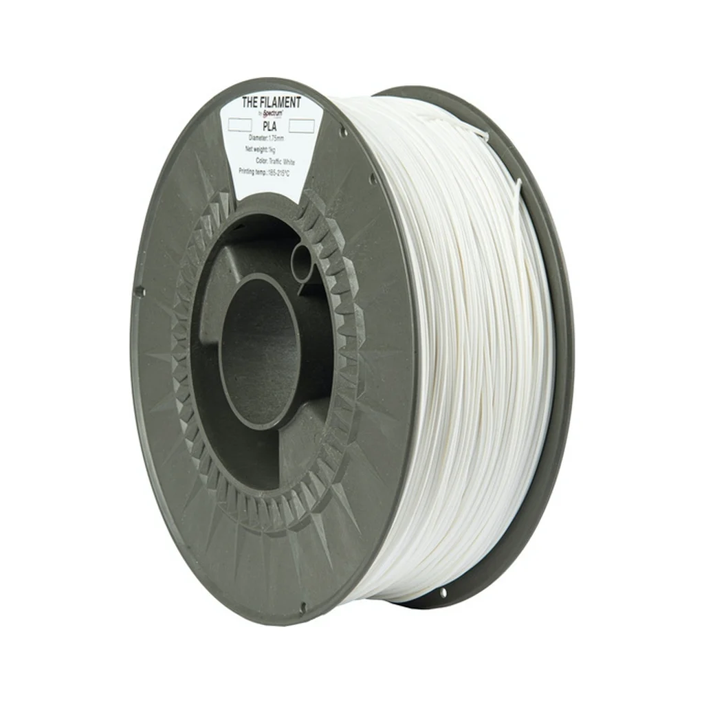 Пластик для 3D-принтера The Filament PLA 1.75mm 1kg WHITE, TRAFFIC (TF-24001)
