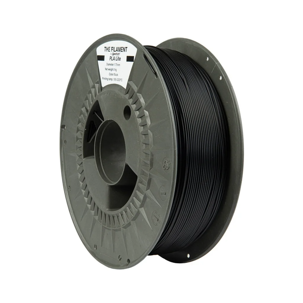 Пластик для 3D-принтера The Filament PLA Lite 1.75mm BLACK 1kg (TF-24224)