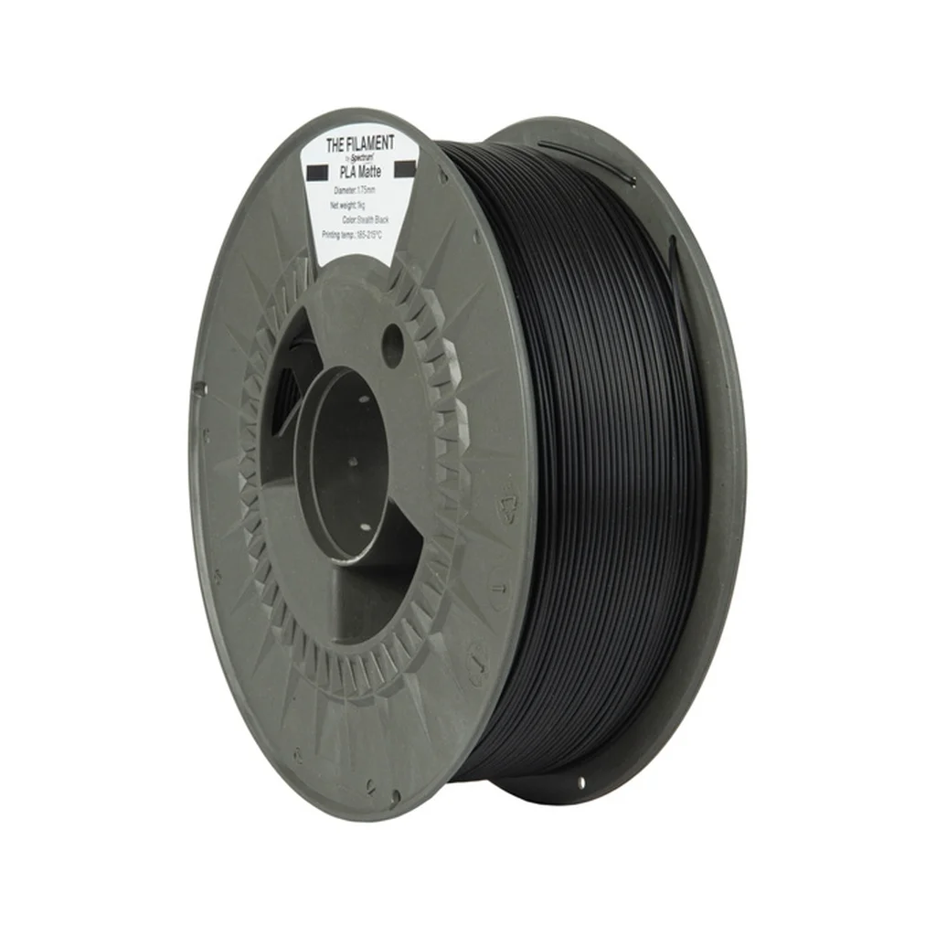 Пластик для 3D-принтера The Filament PLA Matte 1.75mm 1kg BLACK, STEALTH (TF-24208)