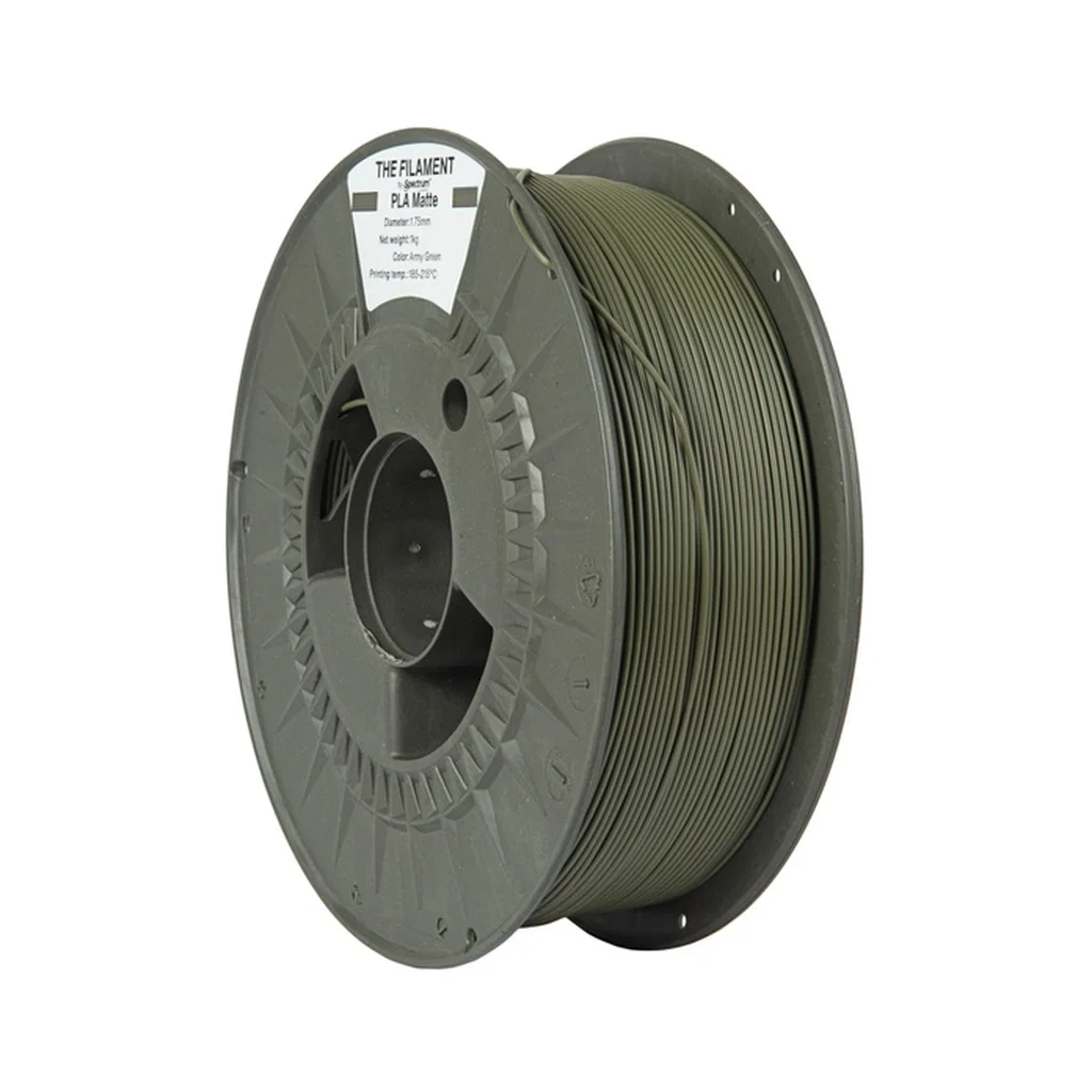 Пластик для 3D-принтера The Filament PLA Matte 1.75mm 1kg GREEN, ARMY (TF-24200)