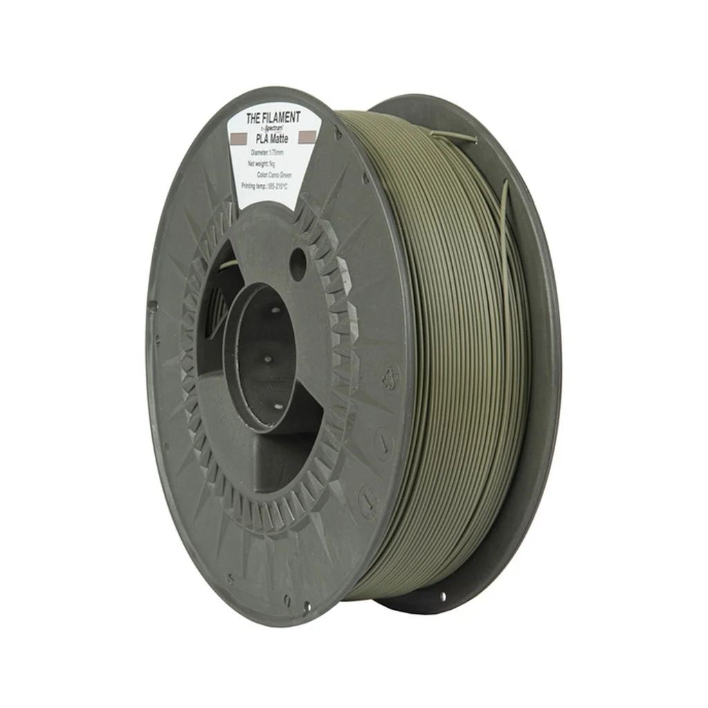 Пластик для 3D-принтера The Filament PLA Matte 1.75mm 1kg GREEN, CAMO (TF-24201)