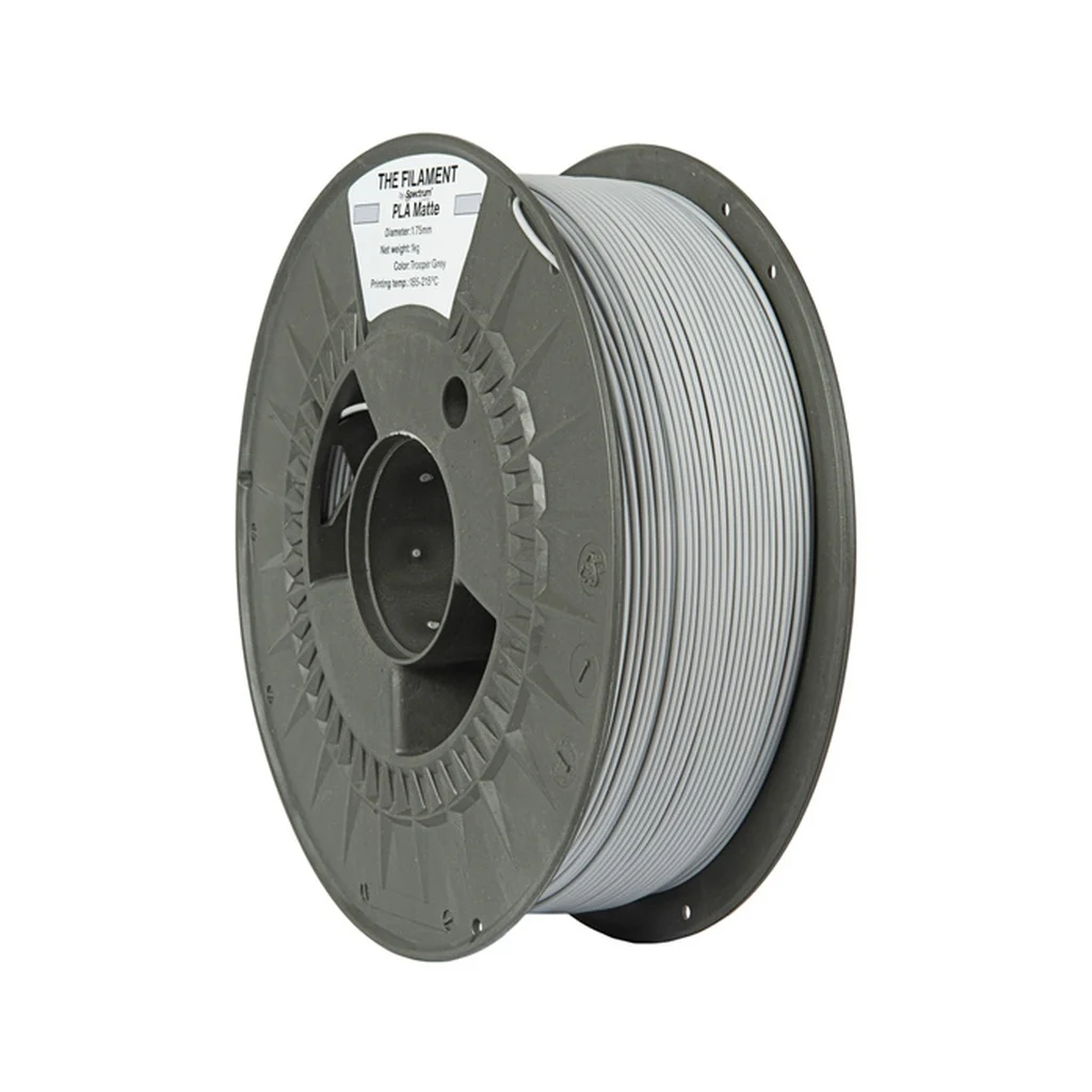 Пластик для 3D-принтера The Filament PLA Matte 1.75mm 1kg GREY, TROOPER (TF-24206)