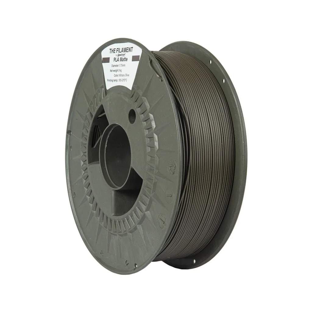 Пластик для 3D-принтера The Filament PLA Matte 1.75mm 1kg OLIVE, MILITARY (TF-24199)