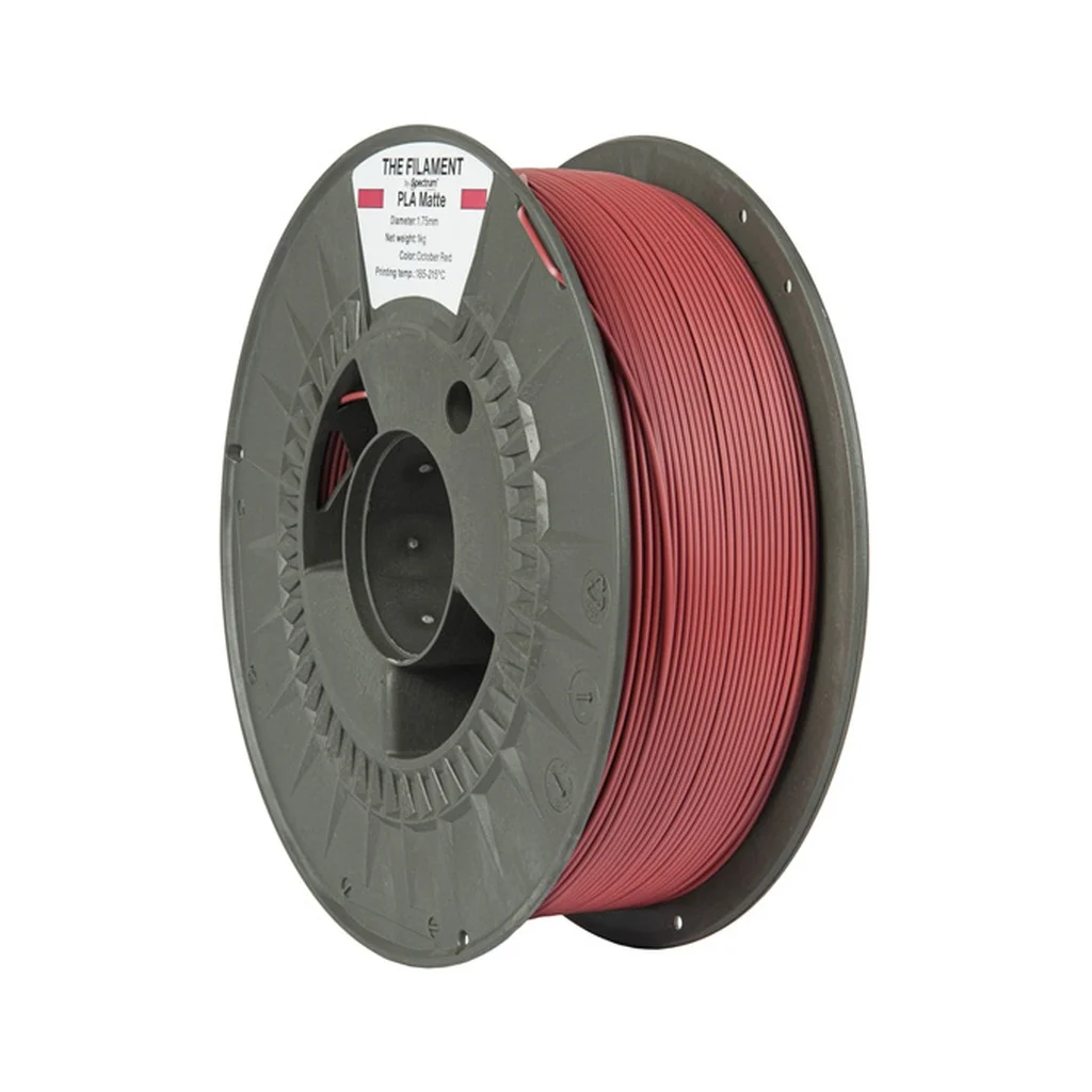 Пластик для 3D-принтера The Filament PLA Matte 1.75mm 1kg RED, OCTOBER (TF-24204)