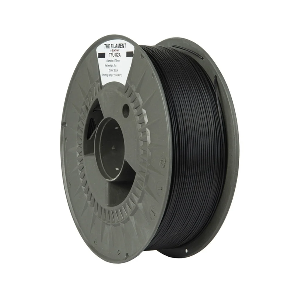Пластик для 3D-принтера The Filament TPU-82A 1.75mm 1kg BLACK (TF-24126)