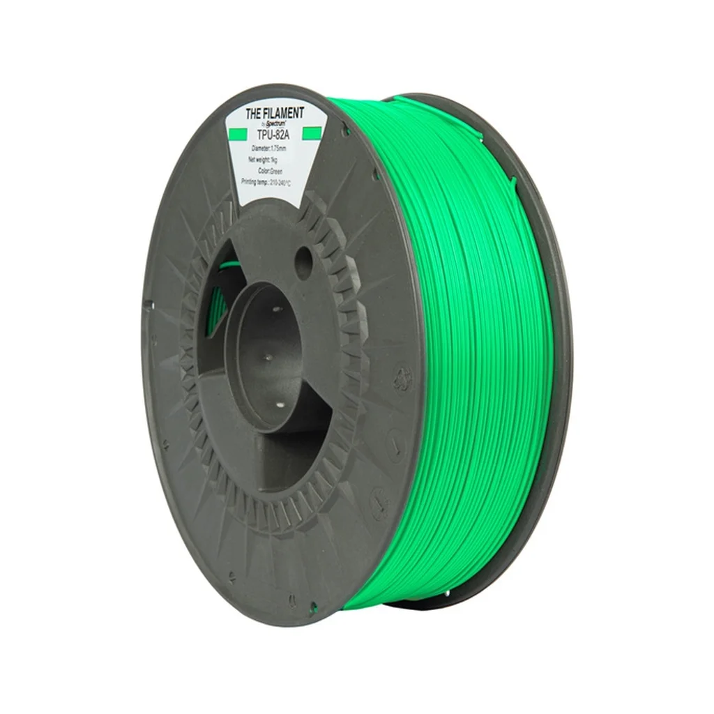 Пластик для 3D-принтера The Filament TPU-82A 1.75mm 1kg GREEN (TF-24124)