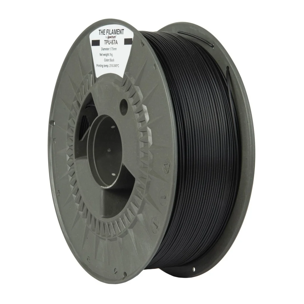 Пластик для 3D-принтера The Filament TPU-87A 1.75mm BLACK 1kg (TF-24131)