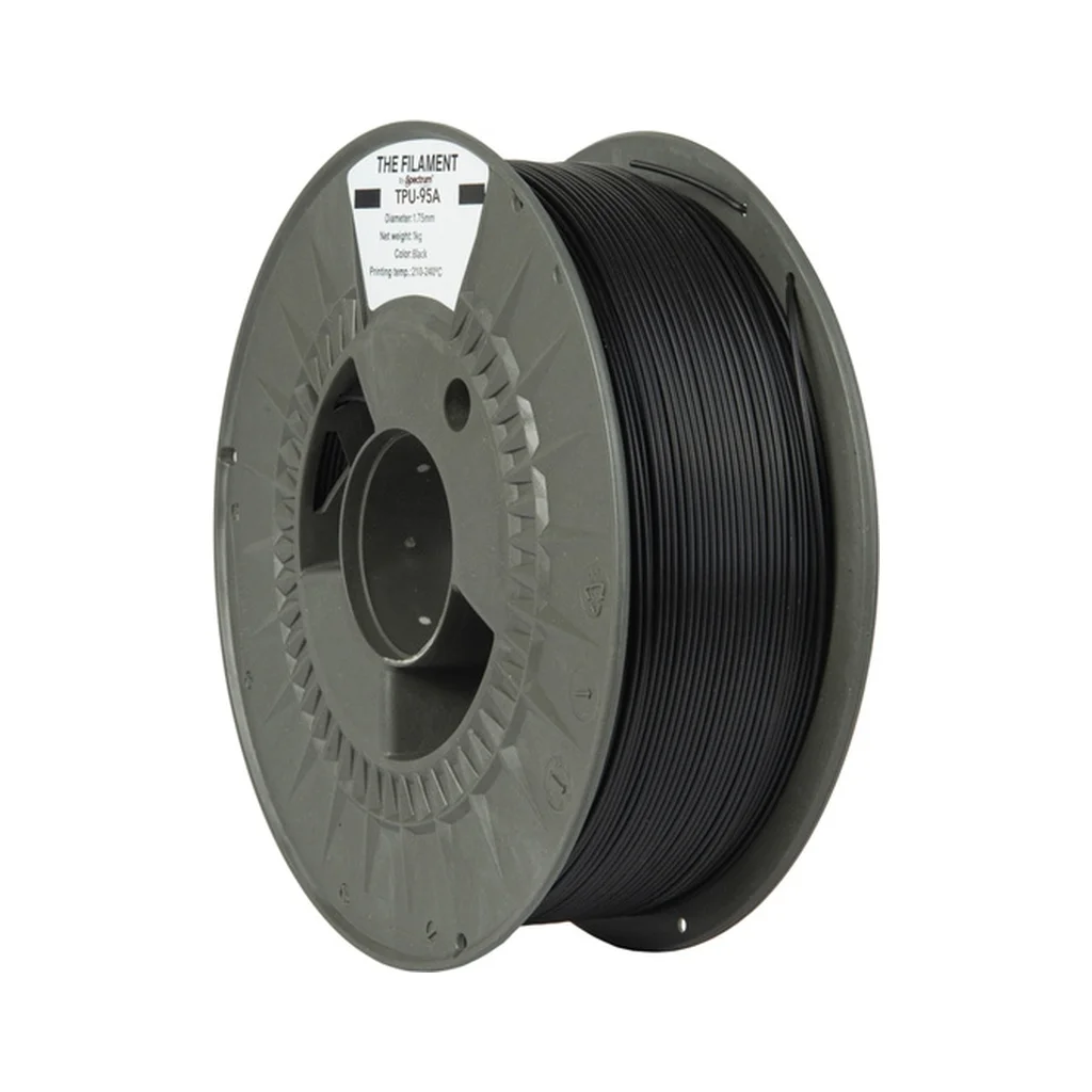 Пластик для 3D-принтера The Filament TPU-95A 1.75mm 1kg BLACK (TF-24136)
