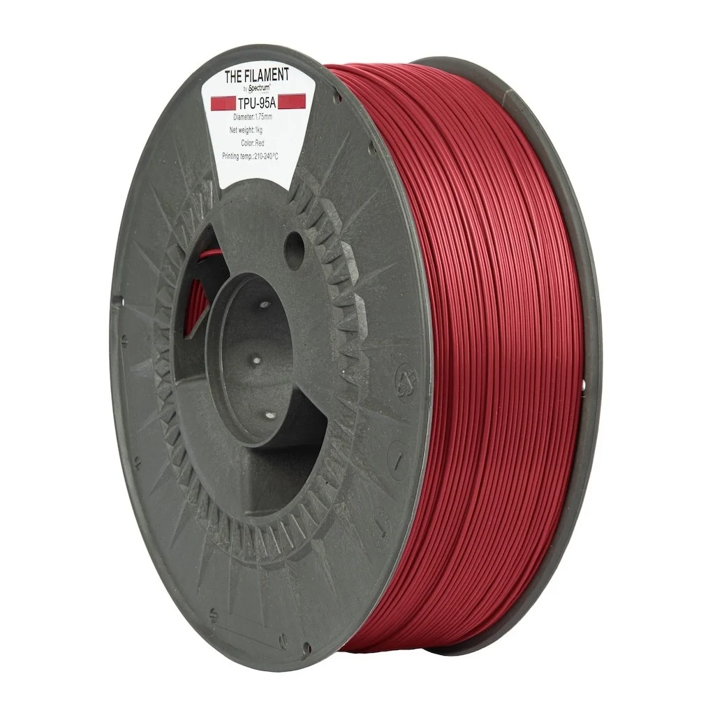 Пластик для 3D-принтера The Filament TPU-95A 1.75mm 1kg RED (TF-24133)