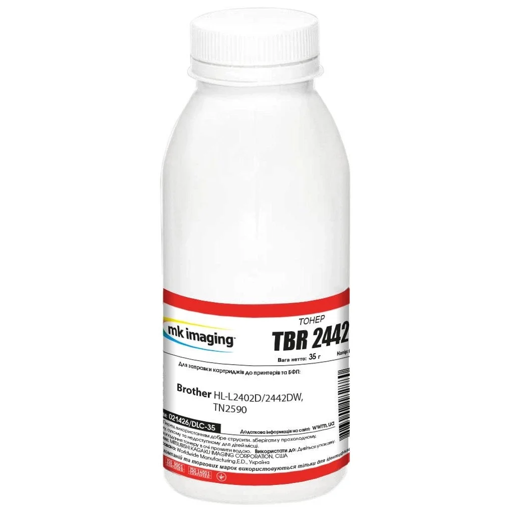 Тонер Brother HL-L2402D/2442DW, TN2590 35г Black Mitsubishi (021426/DLC-35)