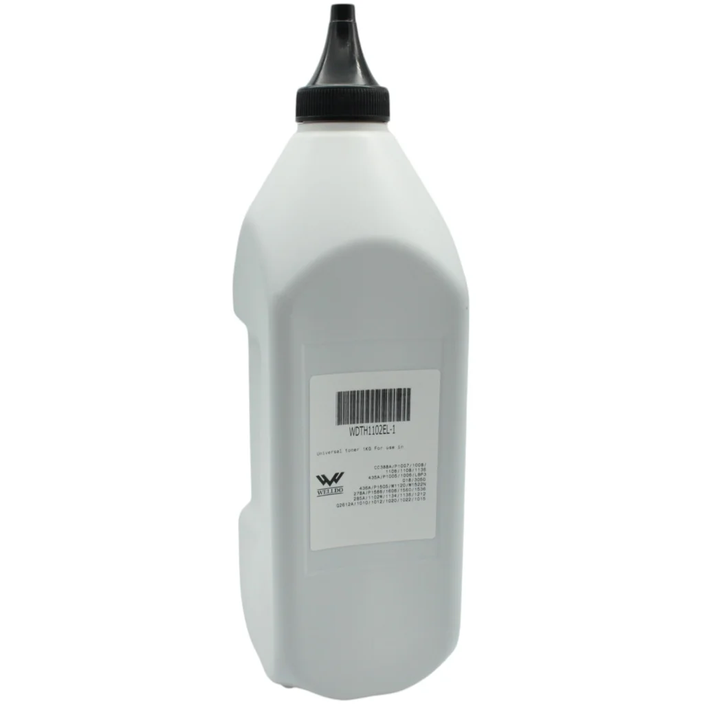 Тонер Canon 728/712, HP CB435A/CB436A/CE278A/CE285A, ECO Line 1kg Welldo (WDTH1102EL-1)