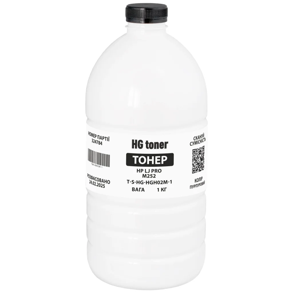 Тонер HP CLJ Pro M252 1кг, black HG (TSM-HGH02K-1)