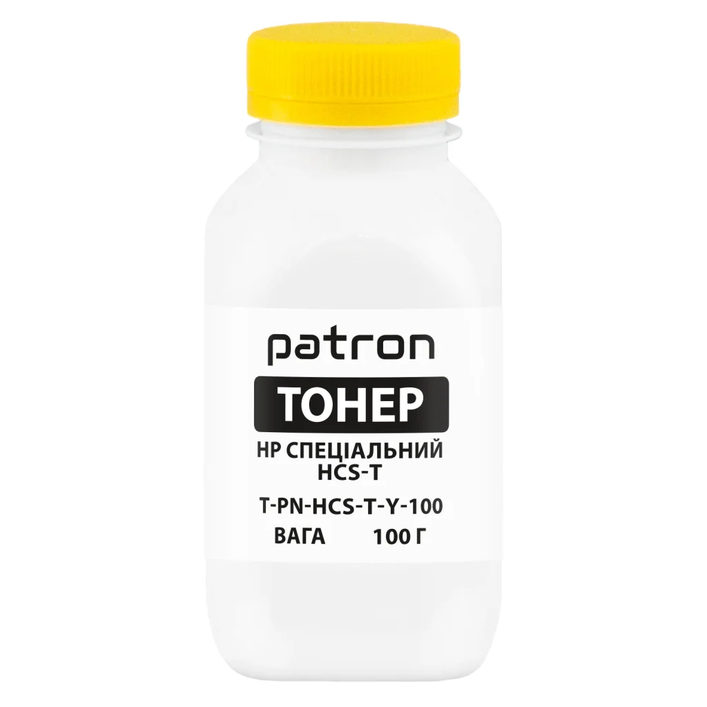 Тонер HP HCS-T, 100 г, yellow Patron (PN-HCS-T-Y-100)