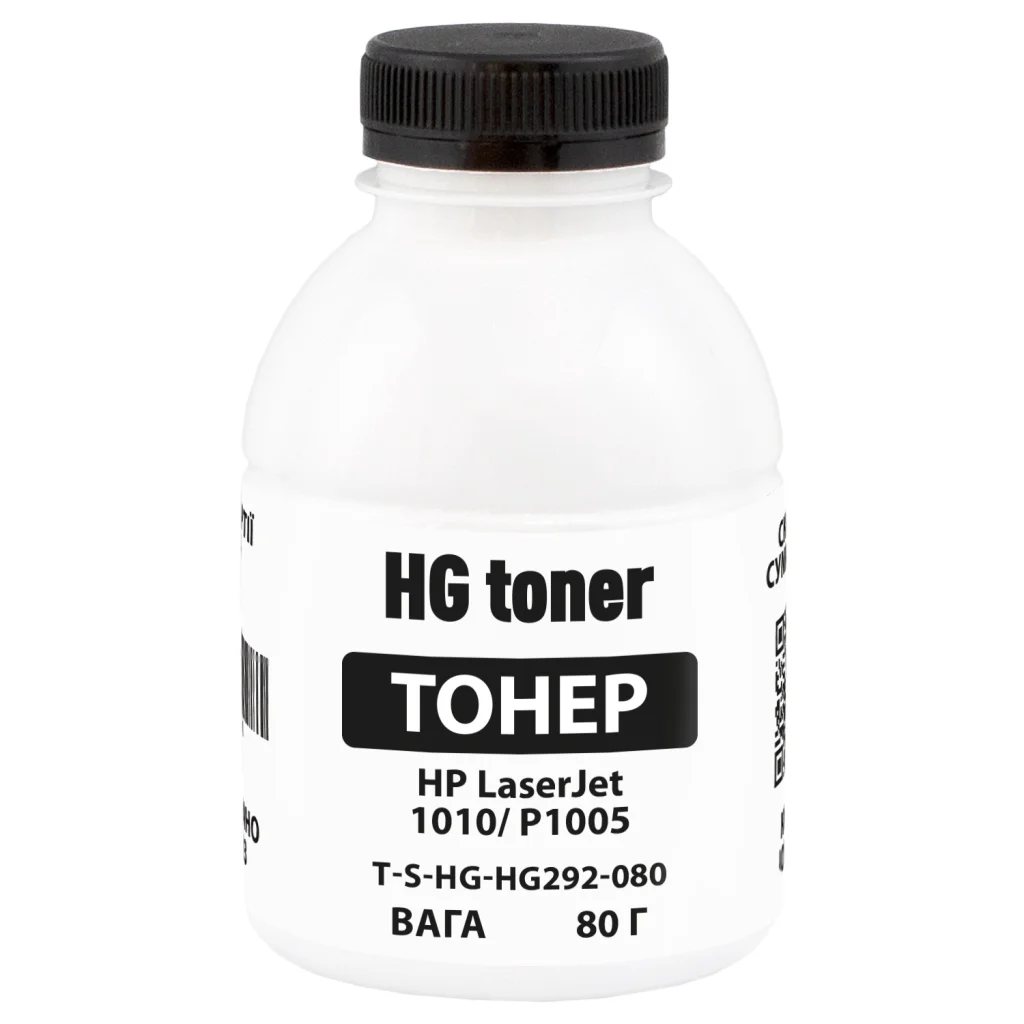 Тонер HP LJ 1010/P1005, 80 г HG (TSM-HG292-080)