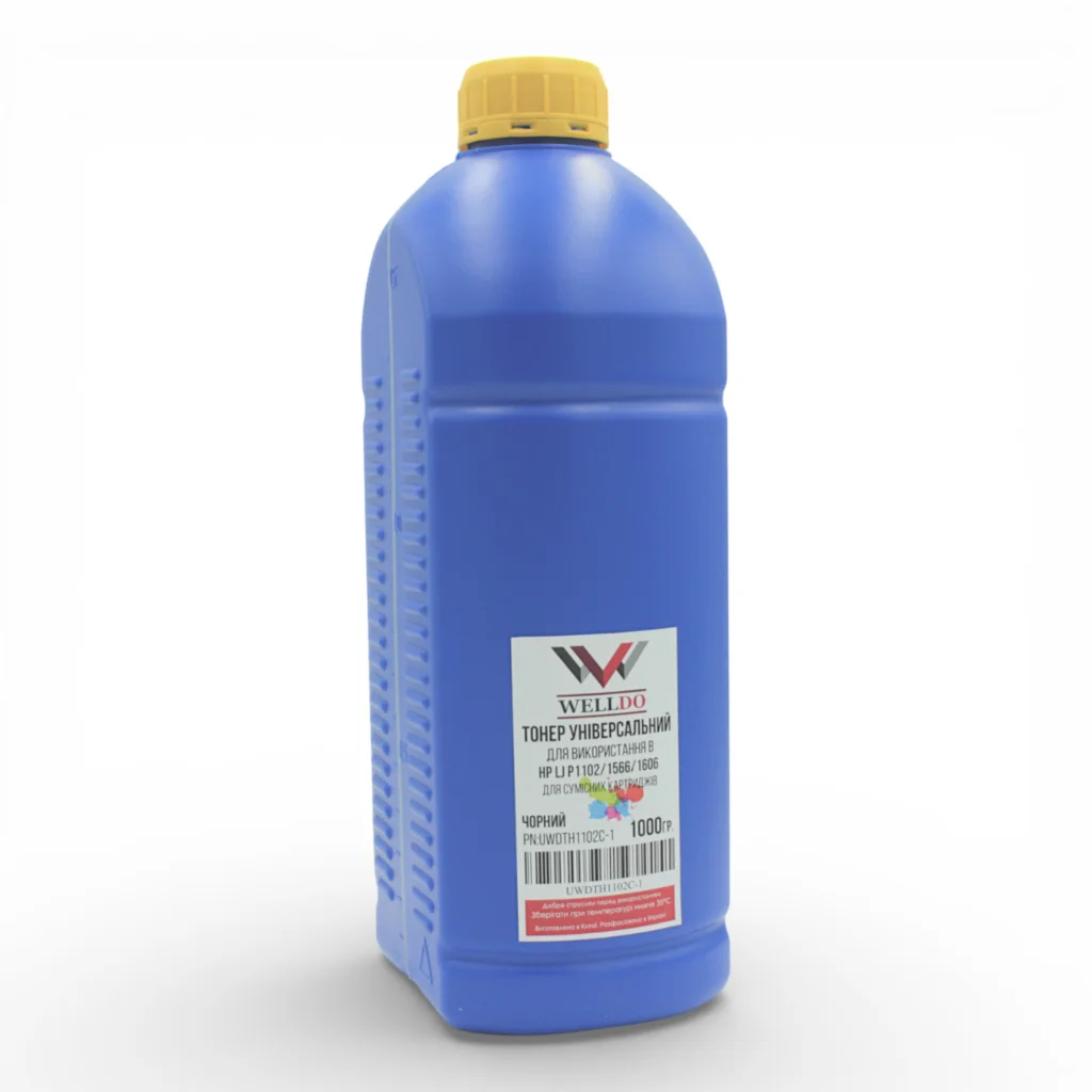 Тонер HP LJ P1560/1566/1600/1606, фасовка, 1кг, для неориг, Welldo (UWDTH1102C-1)