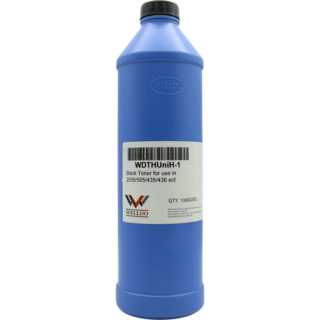 Тонер HP LJ P2035/P3015/M602/M608/Canon LBP351/352/3950 universal, 1kg, +лійка Welldo (WDTHUniH-1)