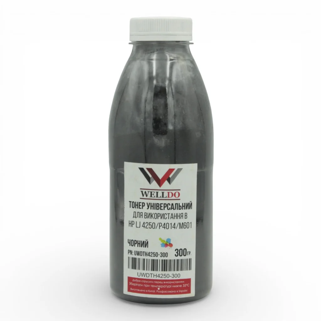 Тонер HP LJ P4014/4015/4515/Canon LBP351/352/3950, фасовка 300г Welldo (UWDTH4250-300)
