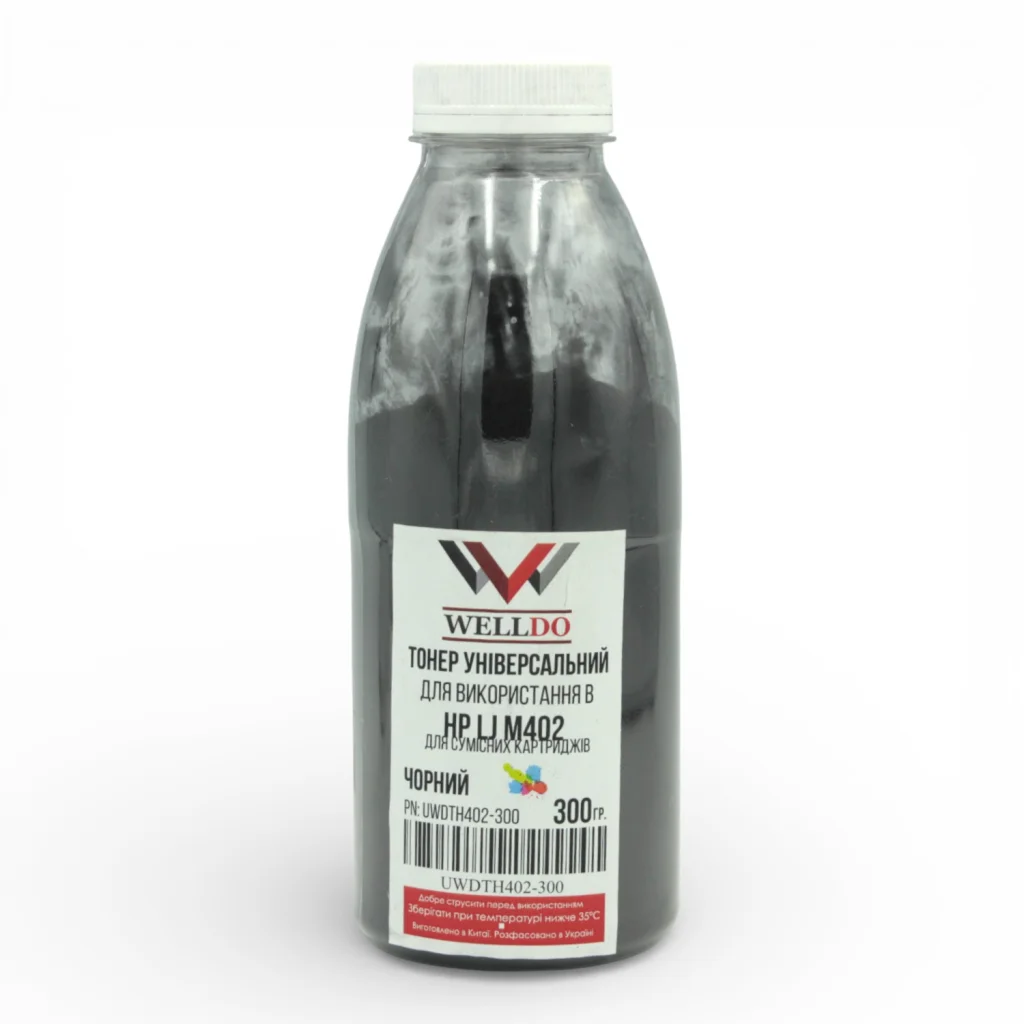 Тонер HP LJ Pro M402/404/426/Canon MF-421/426/428/429, фасовка 300г Welldo (UWDTH402-300)