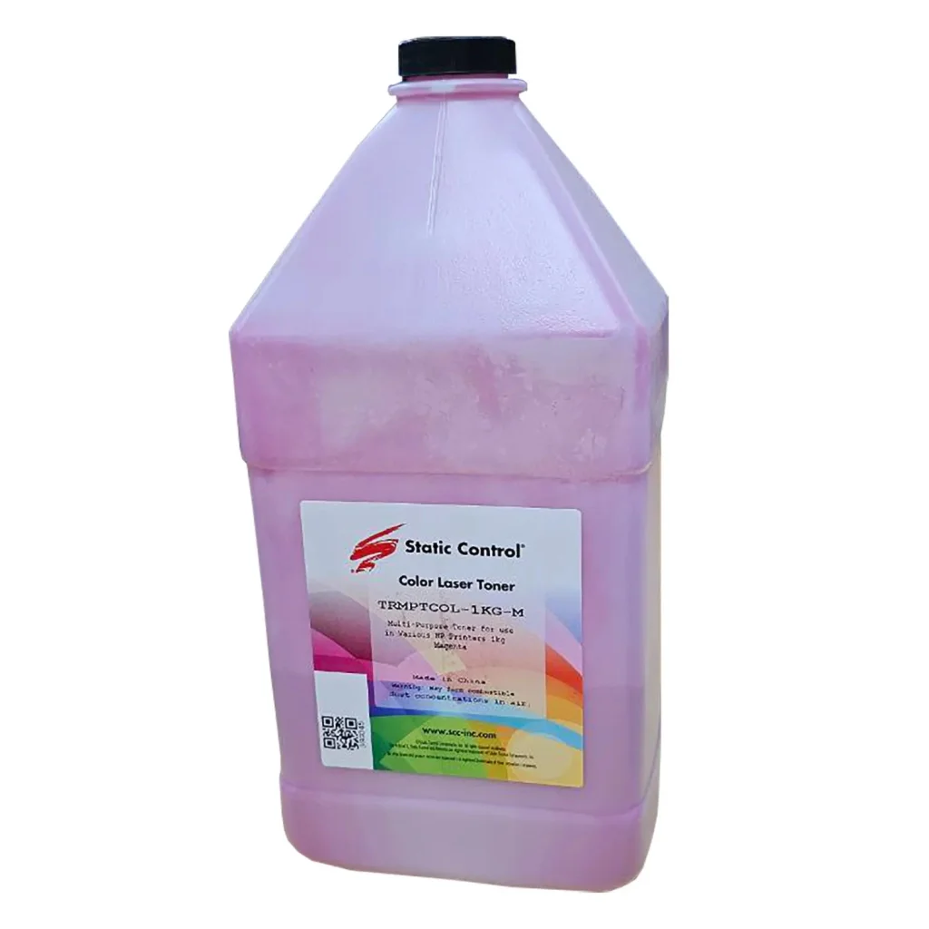 Тонер HP/Canon MPTCOL 1кг magenta Static Control (TRMPTCOL-1KG-M)