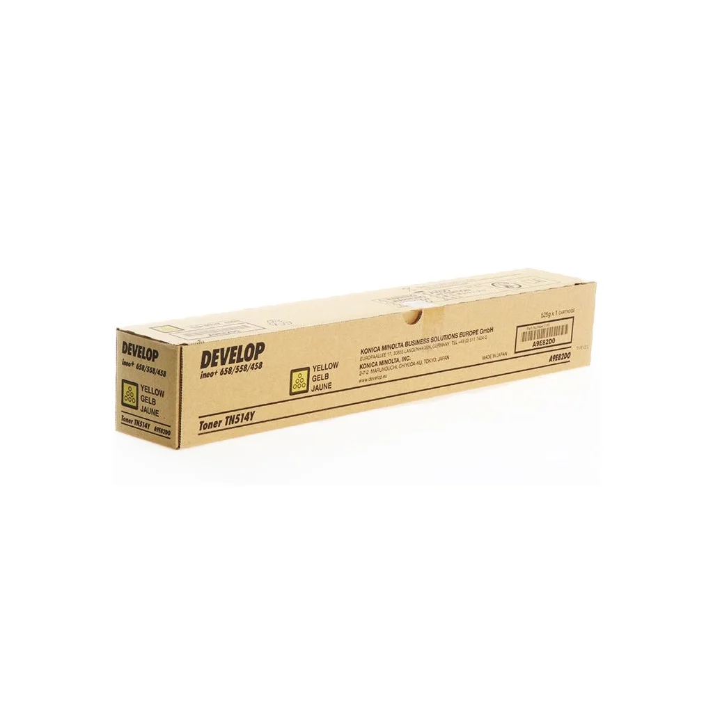 Тонер-картридж Develop TN-514Y yellow, для ineo+ 658 558 458 (A9E82D0)