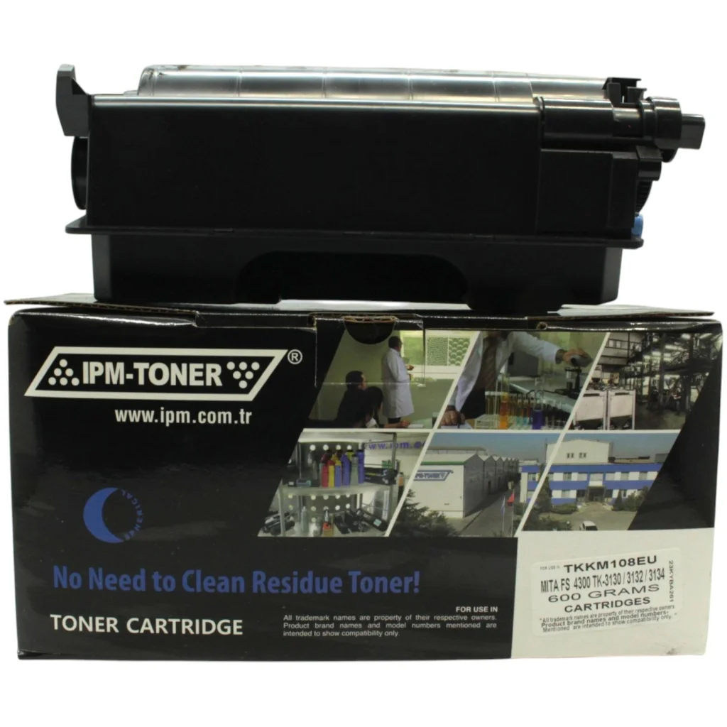 Тонер-картридж IPM Kyocera TK-3130, +waste container, chip (TKKM108EU)