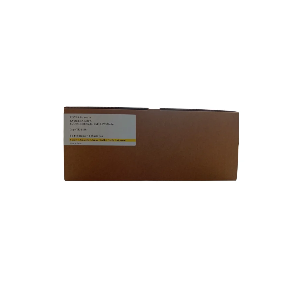 Тонер-картридж Tomoegawa KYOCERA TK-5140Y/1T02NRANL0 Yellow + chip (PY443Y.140Y)