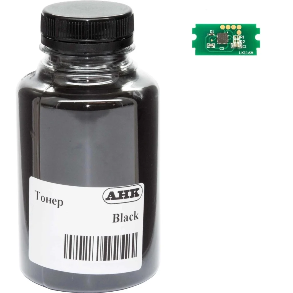 Тонер Kyocera P3260dn, TK-3200 1200г 40K Black chip АНК (50000636)