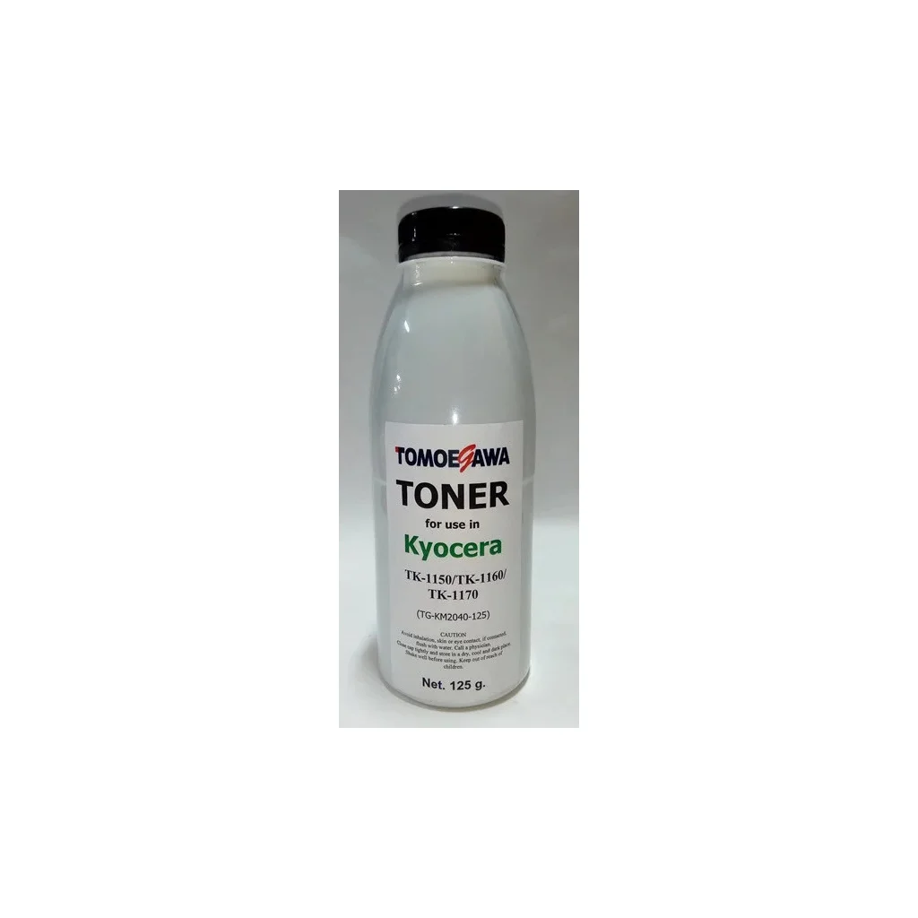Тонер KYOCERA TK-1150/TK-1160/TK-1170, 125г Tomoegawa (TG-KM2040-125)