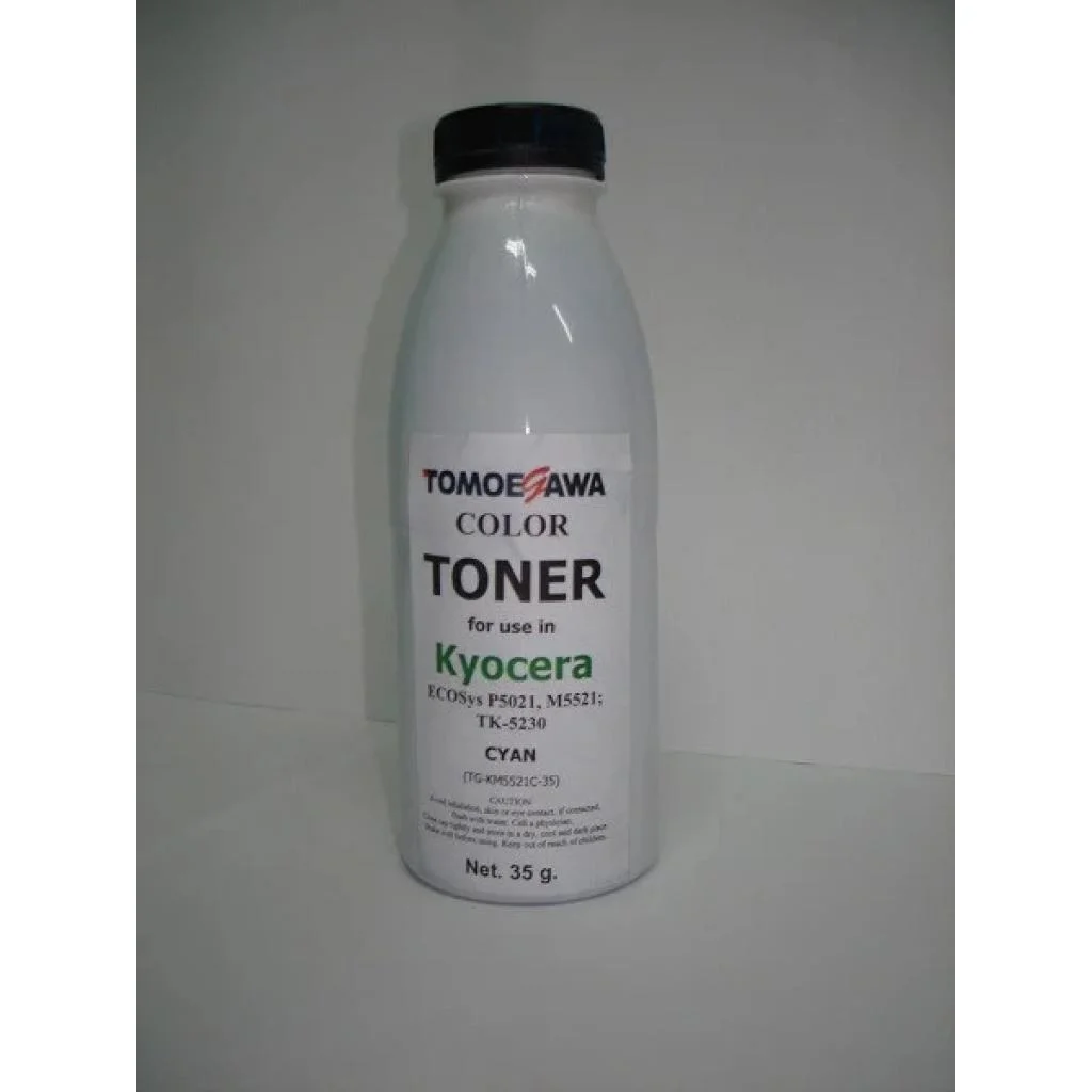 Тонер Kyocera TK-5230 (35г) Cyan Tomoegawa (TG-KM5521C-35)