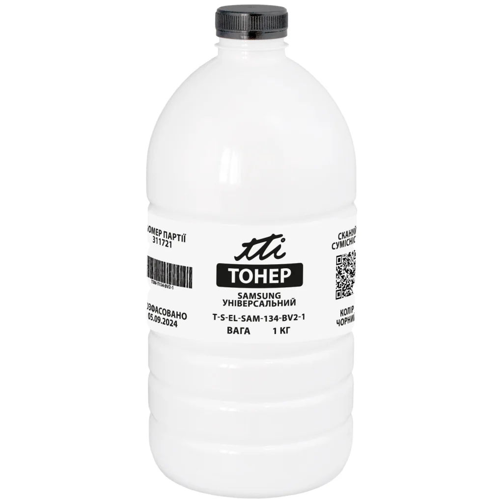 Тонер Samsung, 1кг universal bottle TTI (TSM-T134-BV2-1)