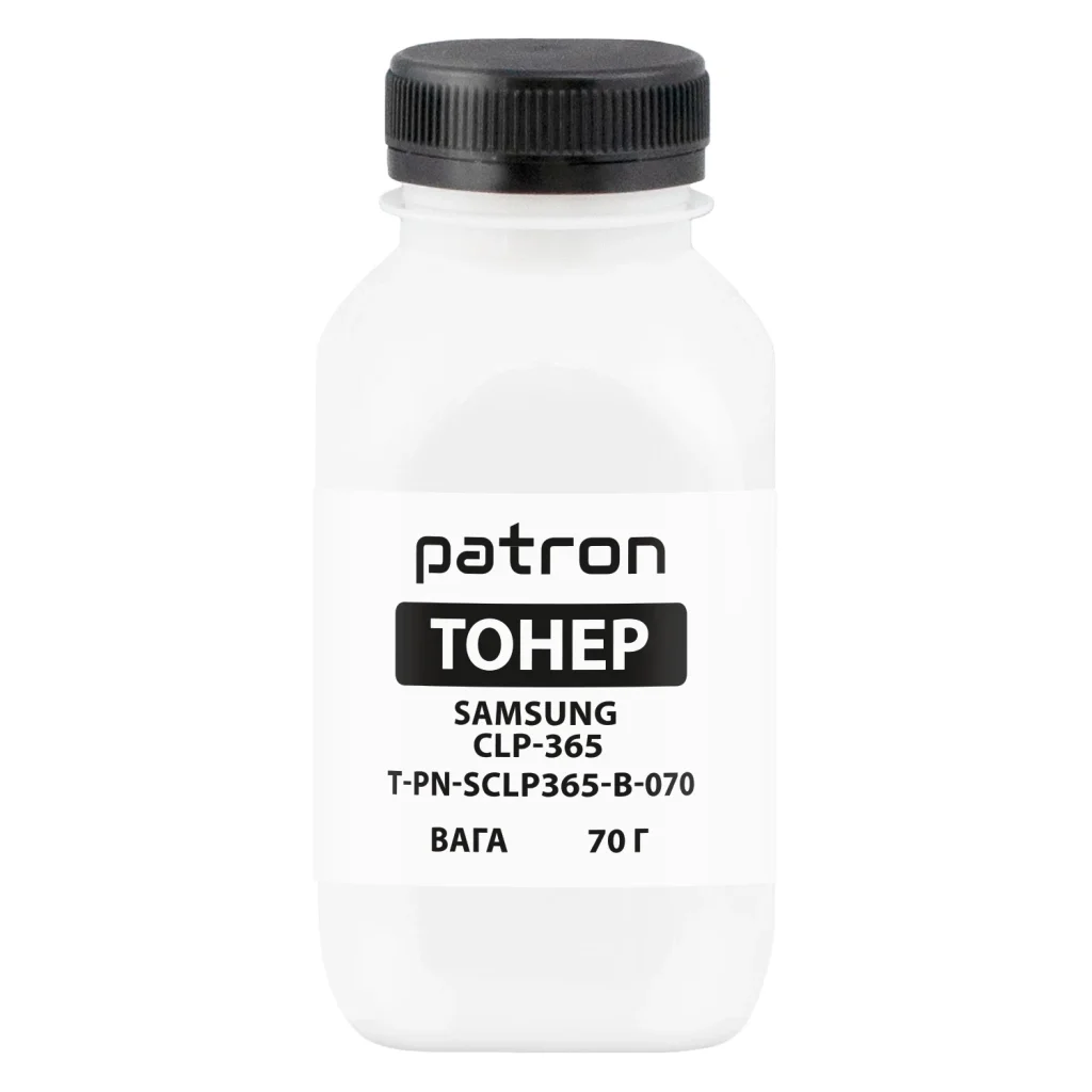 Тонер SAMSUNG CLP-365 BLACK 70г Patron (PN-SCLP365-B-070)