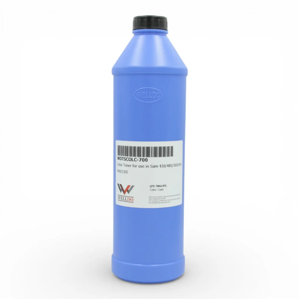 Тонер Samsung COLOR CLP-310/315/HP W2071A/117A/CLT-C404S/CLT-K409S, Cyan 700г Welldo (WDTSCOLC-700)