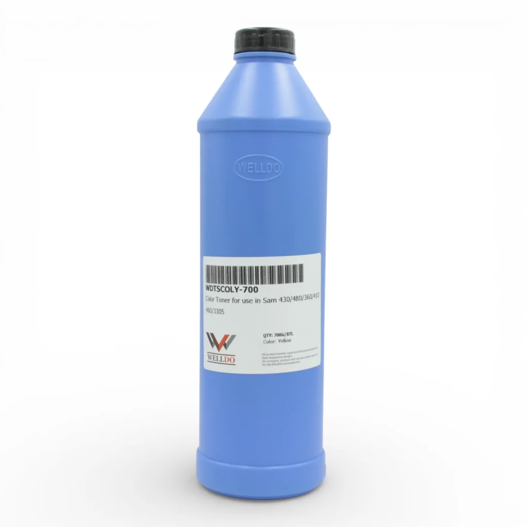 Тонер Samsung COLOR CLP-310/315/HPW2072A/117A/CLT-C404S/CLT-K409S, Yellow 700г Welldo (WDTSCOLY-700)