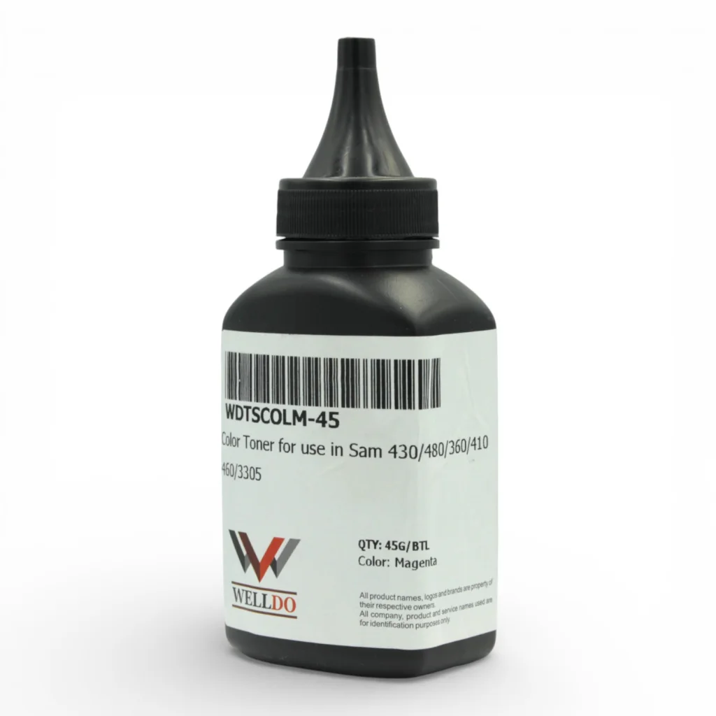 Тонер Samsung COLOR CLP-310/315/HPW2073A/117A/CLT-C404S/CLT-K409S, Magenta 45г Welldo (WDTSCOLM-45)