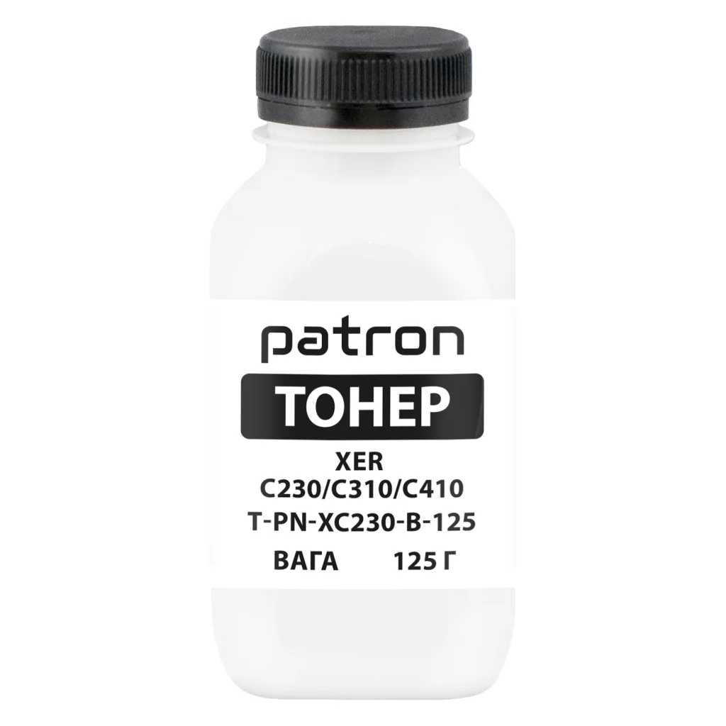 Тонер XER C230/C310/C410, 125 г, Black Patron (PN-XC230-B-125)