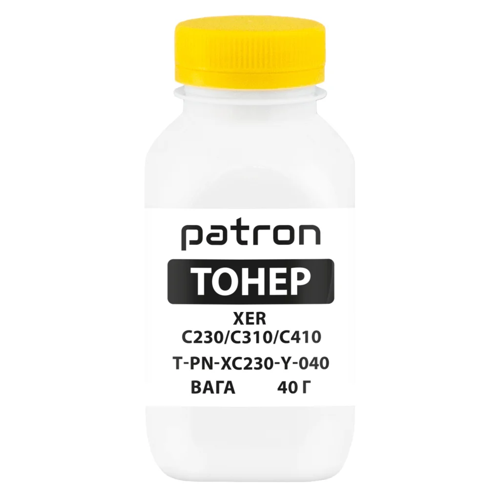 Тонер XER C230/C310/C410, 40 г, Yellow Patron (PN-XC230-Y-040)