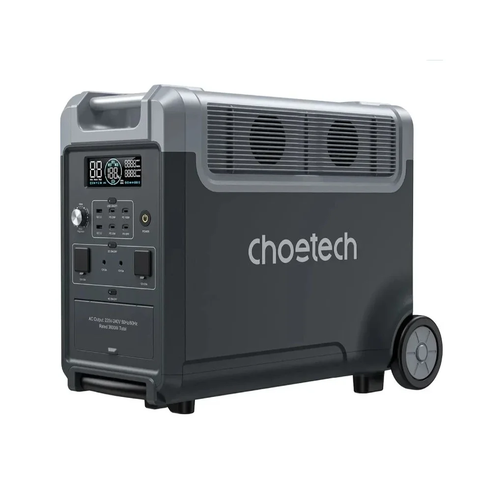 Зарядна станція Choetech 3600W 3848Wh (BS066-BQB)