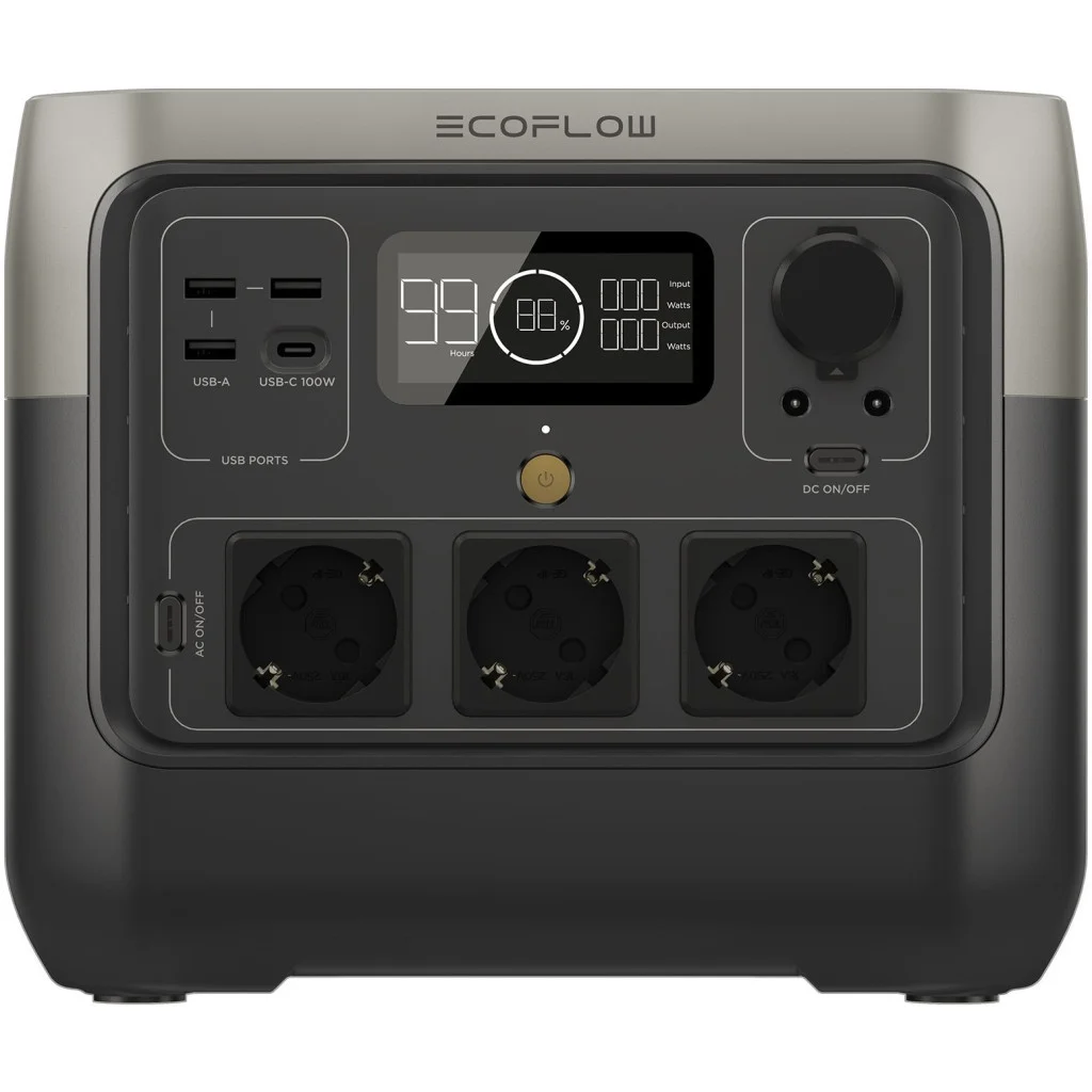 Зарядна станція EcoFlow RIVER 2 Pro (ZMR620-B-EU)